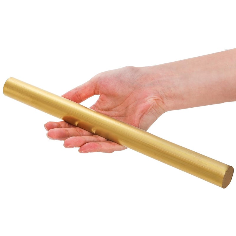 Eorbow 1" D*12" L Solid Round Brass Rod, Metal Bar Stock for DIY Craft Making, Brass Pins for Drift, Punch, Knife Handles, Scales, Model Plane, Ship, Car, Boat, Hardware, Novelty - Image 4